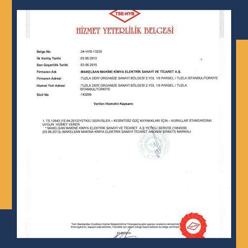 certificate-Makelsan