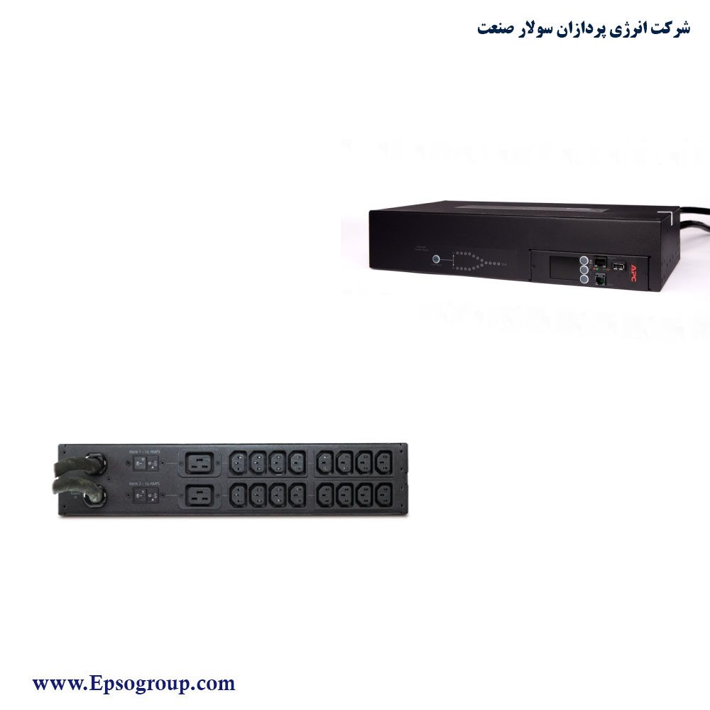 Rack ATS, 230V, 32A, IEC 309 in, (16) C13 (2) C19 out